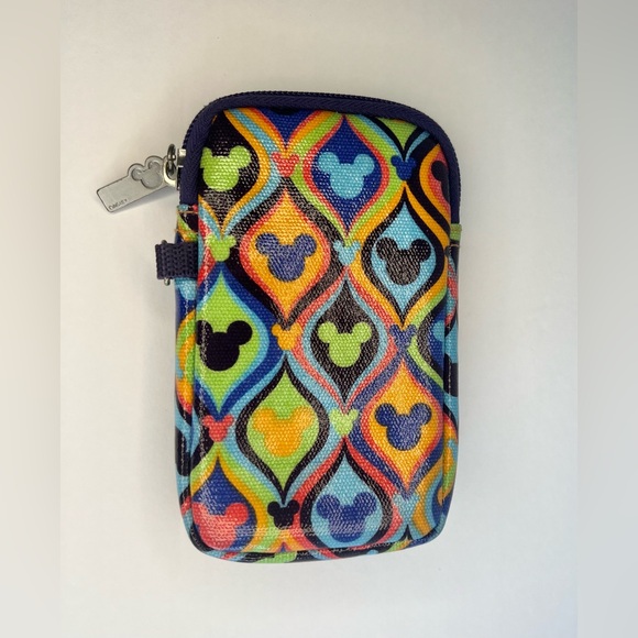 Genuine Disney D-Tech Small 6" x 3" (inch) Multi Color Zipper Pouch - Picture 1 of 3